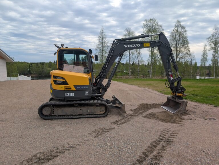 Kaivinkone työmaalla